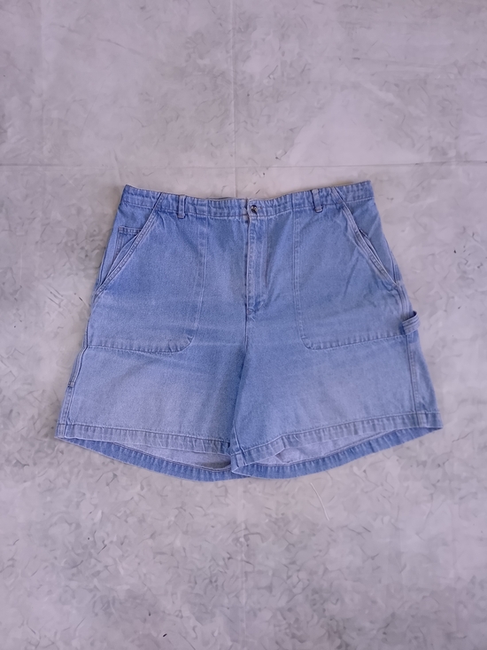 Vintage Pants - Vintage 90s Light Blue Denim Women’s Shorts